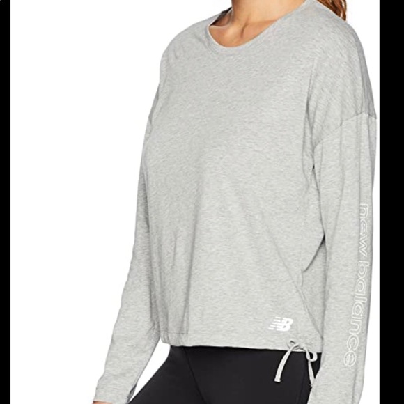 new balance heather tech long sleeve